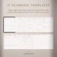 Minimalist Academic Student Planner, 2024-2025