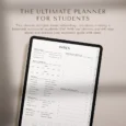 Minimalist Academic Student Planner, 2024-2025